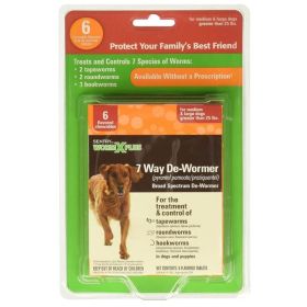 Sentry Worm X Plus - Large Dogs - 6 Count