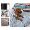 Soft Plush Padded Pet Sleeping Mat Soft Pet Mattress Puppy Dog Cat Sofa Cushion Warm and Breathable Large Dog Pet Bed Dog Mat - Dark gray - M(40X60CM)