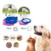 Boxed Anti Flea And Tick Dog Collar Dog Antiparasitic Collar Cat Mosquitoes Insect Repellent Retractable Deworming Pet Accessories - pink - 70cm