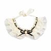 Rhinestone Retro Lace Collars Handmade Necklace Neckerchief Dog/Cat 8.2-11.2" - Default