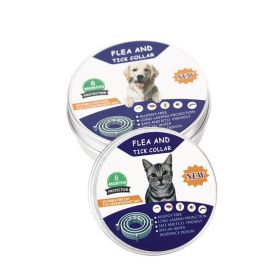 Flea & Tick Collar for Cats and Dogs; 2 Pack; 14 Months Protection; Kills & Repels Fleas and Ticks; Adjustable length - Purple-cans - Dog - Length 63c