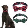 Christmas Dog Collar Snowflake Dog Collar - Red - M