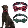 Christmas Dog Collar Snowflake Dog Collar - Red - S