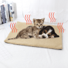 Self Heating Pet Mat; Non-Electric Pet Warming Pad; Self Warming ; Extra Warm Pet Mats For Dog & Cat - Beige - 60*45cm/23.6*17.7in