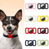 2pcs Pet Silicone Protective Case Dog Cat Collar Loop For Apple Airtags Cover For Air Tags Locator Tracker Anti-lost Device New - black 2pcs