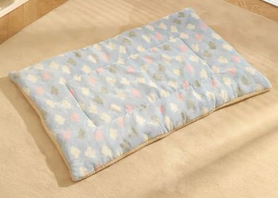 Pet Blanket Dog Cat Bed Winter Warm Mat Four Seasons Universal Blanket - clouds - M