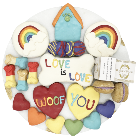 Pride Themed Dog Treats Gift Box  - 22 treats