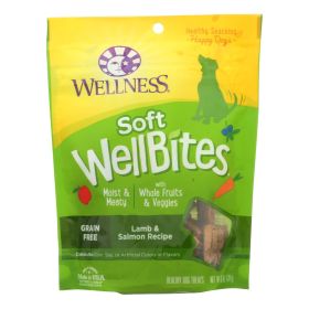 Wellness Soft Wellbites Lamb & Salmon Recipe Natural Dog Treats - Case Of 8 - 6 Oz - Default