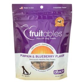 Fruitables Skinny Minis Dog Treats - Crunchy Pumpkin & Berry Flavor - Case Of 8 - 7 Oz - Default