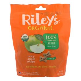 Riley's Organics Organic Dog Treats, Apple Recipe, Small - Case Of 6 - 5 Oz - Default