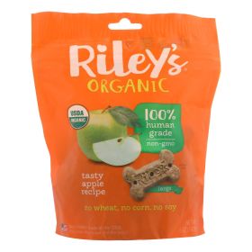 Riley's Organics Organic Dog Treats, Apple Recipe, Large - Case Of 6 - 5 Oz - Default