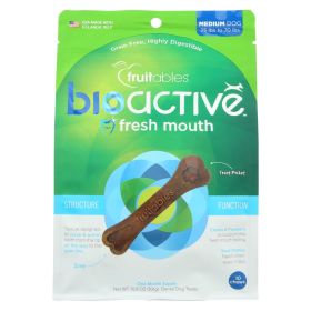 Fruitables Bioactive Fresh Mouth Dental Dog Treats - Case Of 8 - 10.8 Oz - Default