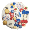 French Themed Dog Treats Gift Box - 21 treats