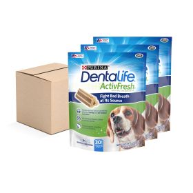 Purina DentaLife Honey & Spirulina Chunks Variety Pack for Dogs, 22.5 oz Pouches (3 Pack) - DentaLife