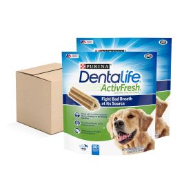 Purina DentaLife Chicken Dental Treats for Dogs, 30 ct Pouch (2 Pack) - Dentalife