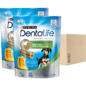 Purina DentaLife Chicken Dental Treats Variety Pack for Dogs, 14.7 oz Pouches (2 Pack) - Dentalife