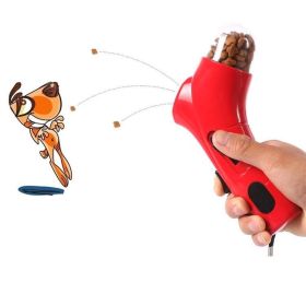 Pet Life Press N' Fetch Pet Dog Cat Interactive Treat Launcher Toy - Orange