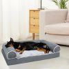 Dog Bed Pet Bed Sofa Dog Couch Pet Cushion Carpet Mattress with Washable and Removable Cover for Medium Large Dogs - L