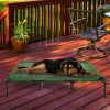 Elevated Dog Bed ‚Äì Indoor/Outdoor Dog Cot or Puppy Bed for Pets up to 110lbs by Petmaker (Green) - Green