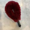 Shearling Fur Grip - Burgundy