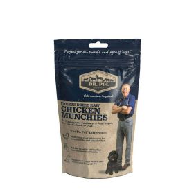 Dr. Pol Freeze Dried Munchies Chicken Dog Treat and Meal Topper 8 Ounces - Dr. Pol