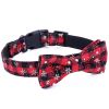 Christmas Dog Collar Snowflake Dog Collar - Green - S