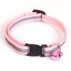 Nylon Collar Reflective With Small Bell For Dog & Cat; Dog Collar; Adjustable dog collar - Black - Adjustment: 19-32cm