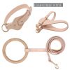 Pet Life 'Ever-Craft' Boutique Series Adjustable Designer Leather Dog Collar - Pink - Large