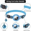 Reflective AirTag Dog Collar;  Padded Apple Air Tag Dog Collar;  Heavy Duty Dog Collar - Red