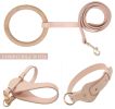 Pet Life 'Ever-Craft' Boutique Series Beechwood and Leather Designer Dog Leash - Pink