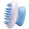 Pet Life 'Scwubba' Handheld Bathing Brushing and Massaging Soft Flexible Grooming Pet Comb - Blue