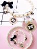 Luxurious Pearls Pet Collar Decorative Necklace for Small Cat Dog Adjustable 10-12 inches - Default