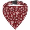 Sunflower Christmas Pet Collar Pet Bow Tie Collar With Adjustable Buckle For Dogs And Cats - Red - S