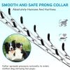 Dog Prong Collar; Adjustable Dog Training Collar For Medium Large Dogs; Pet Collar - black - M