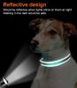 Reflective Dog Collar; Soft Neoprene Padded Breathable Nylon Pet Collar Adjustable for Medium Dogs - Orange - Medium (Pack of 1)