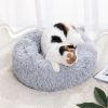 Pet Bed For Dog & Cat; Plush Cat Bed Warm Dog Bed For Indoor Dogs; Plush Dog Bed; Winter Cat Mat - Pink - 40cm/15.7in