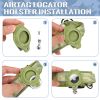 Cross-border new dog collar airtag locator anti-lost pet collar; Pet Collar with AirTag Case Holder - Camouflage green collar set - Size M: 3.0 * 37-4