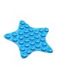 Pet Dog Licking Plate Food Silicone Dog Licking Bowl Distracted Bathing Lick Pad for Dogs Pet Slow Food Pad with Suction Cup - Blue