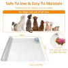 Electronic Pet Training Mat Indoor Safe Shock Training Pad for Dogs Cats Pet Barrier 60x12in with 3 Training Modes - Transparent