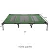 Elevated Dog Bed ‚Äì Indoor/Outdoor Dog Cot or Puppy Bed for Pets up to 110lbs by Petmaker (Green) - Green