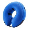 Soft Dog Cone Collar for After Surgery - Inflatable Dog Neck Donut Collar - Elizabethan Collar for Dogs Recovery - CQLQ02 GREY - L