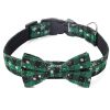 Christmas Dog Collar Snowflake Dog Collar - Red - S