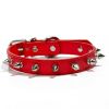 Anti-Bit Pet Necklace; Durable Dog Rivet Collar For Puppy; Pet Supplies - Red - XL