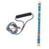 Helios Dura-Tough Easy Tension 3M Reflective Pet Leash and Collar - Small - (HA14BLSM)