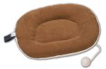 Touchcat 'Kitty-Tails' Fashion Designer Fashion Premium Cat Pet Bed - Beige / Brown