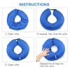 Soft Dog Cone Collar for After Surgery - Inflatable Dog Neck Donut Collar - Elizabethan Collar for Dogs Recovery - CQLQ10 American flag - S