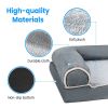 Dog Bed Pet Bed Sofa Dog Couch Pet Cushion Carpet Mattress with Washable and Removable Cover for Medium Large Dogs - L