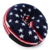 Soft Dog Cone Collar for After Surgery - Inflatable Dog Neck Donut Collar - Elizabethan Collar for Dogs Recovery - CQLQ10 American flag - M