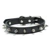 Anti-Bit Pet Necklace; Durable Dog Rivet Collar For Puppy; Pet Supplies - Black - L