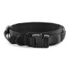 Pet Collar For Dog & Cat; Adjustable Nylon Outdoor Dog Collars For Medium Large Dogs; Dog Collar - Black - XL